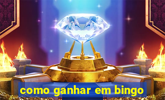 como ganhar em bingo